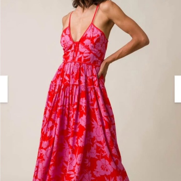 New with tags designer dress by Line and Dot. Size Medium. - Picture 1 of 6